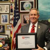Rep. Wilson with MOAA Award