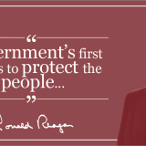"Government's first duty is to protect the people..." Ronald Reagan