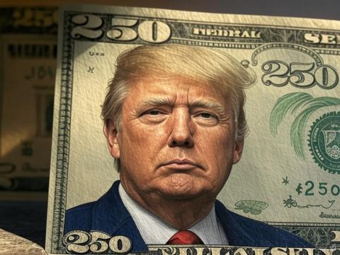 $250 Bill Featuring Trump
